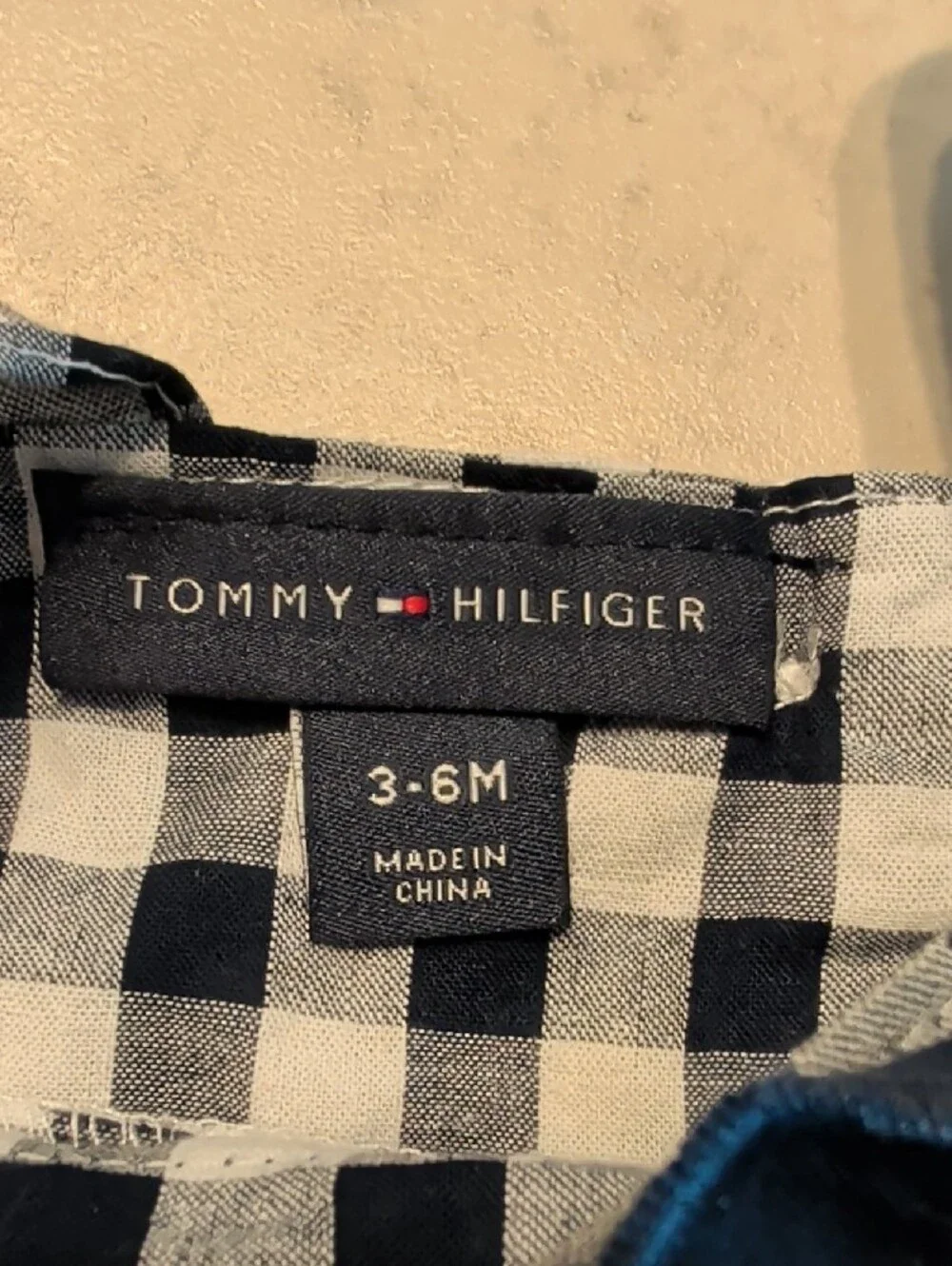 Tommy Hilfiger Checkered Romper